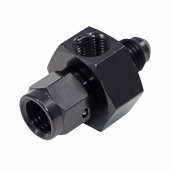 Adaptador 4AN x 4AN com Saída 1/8NPT All Black  - Cód.9461