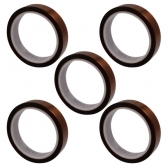 5 Fitas Kapton de Poliamida Alta Temperatura - Cód.8148