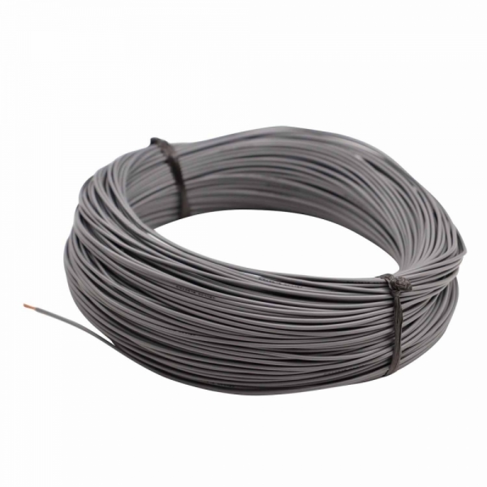 100m Cabo Flex. Automotivo 1.00mm Cinza - Cód.9266