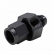 Adaptador 6AN x 6AN com Saída 1/8NPT All Black  - Cód.9454