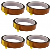 5 Fitas Kapton de Poliamida Alta Temperatura - Cód.8148